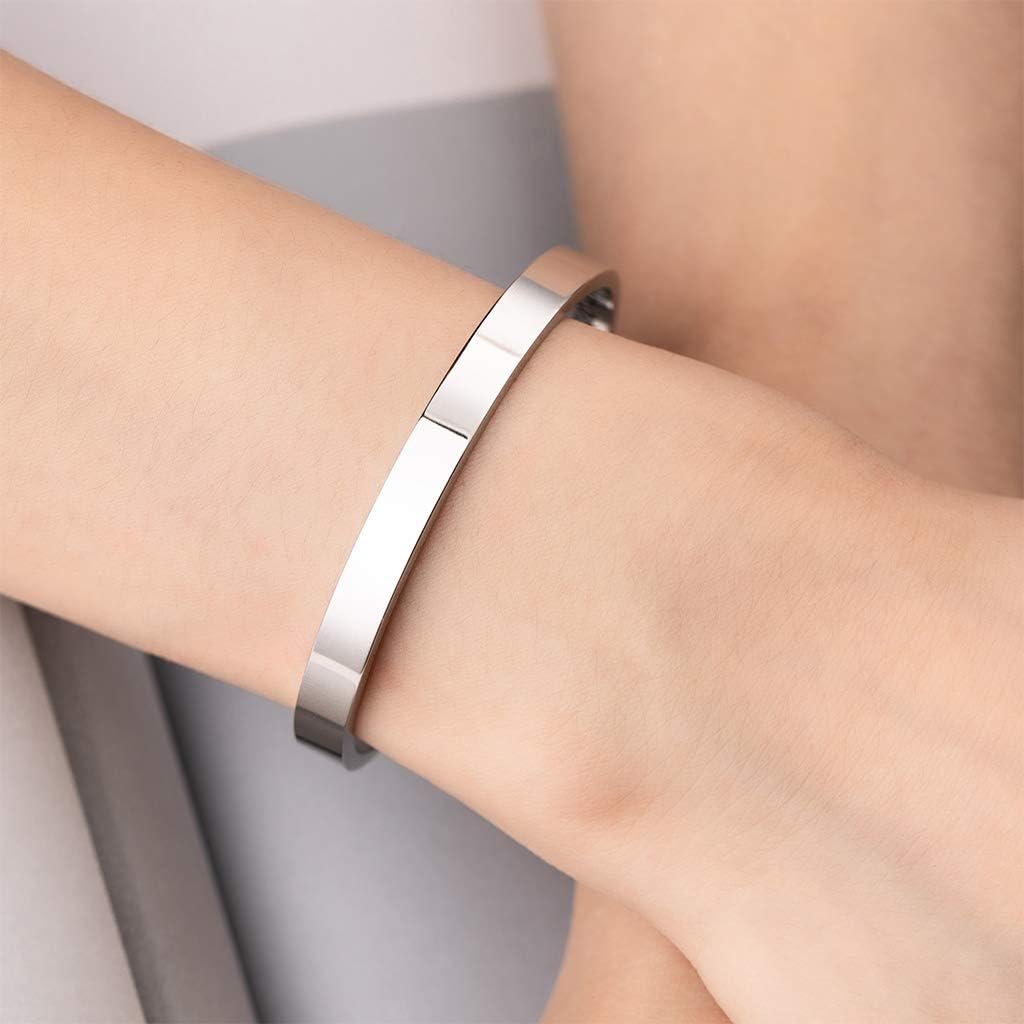 CERSLIMO Friendship Bracelet for Women, Inspirational & Motivational Cuff Bangle for Best Friend Sister, Mother - Image 4