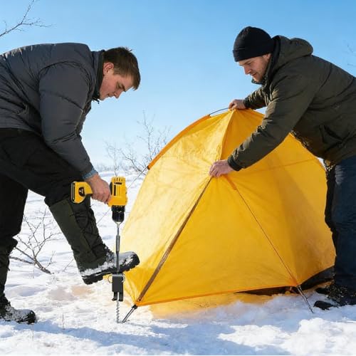 Estaca de tienda universal de metal para camping y rutas de senderismo 4