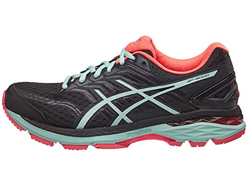 ASICS Women's Gt-2000 5 Running Shoe, Black/Bay/Diva Pink, 7.5 M US