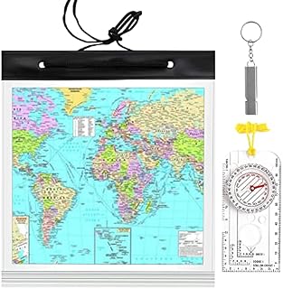 Navigation Compass Orienteering Compass Hiking Compass Map Reading Expedition Compass Explorer Compass With Waterproof Map Case Bag And Emergency Whistle For Camping, Hiking, Walking, Mountaineering