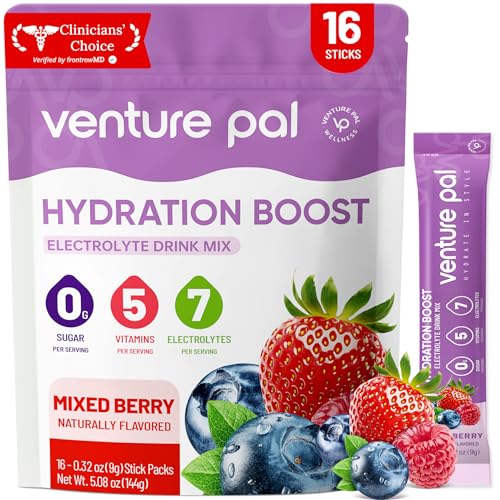 Image of Venture Pal Sugar Free Electrolyte Powder, Liquid Daily IV Hydration Packet