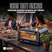Heidenfeld Pizzaofen | 1850 Watt bis 450°C - Backofen inkl. Pizzastein & Pizzaschieber - Pizzaofen elektrisch - Pizza Ofen - Elektrischer Pizzabackofen - Pizza Maker - Pizzamaker - Steinofen