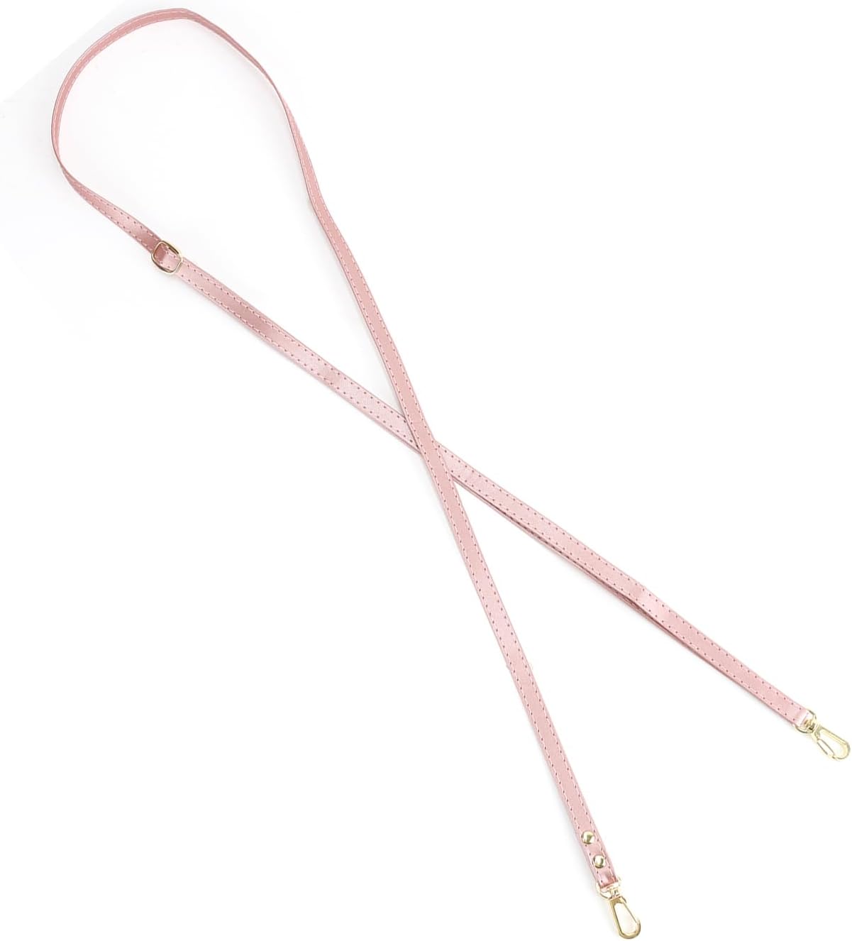 Replacement Adjustable PU Leather Crossbody Straps - Stylish, Durable, and Versatile Replacement Straps for Shoulder Bags, Purses, and Wallets (Rose Gold) - Image 2