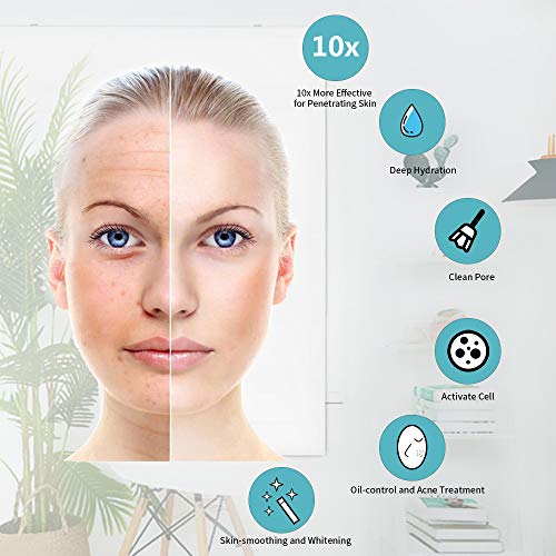 Caviens Nwsw Facial Steamer-Nano Ionic Facial Steamer Warm Mist Umidificador Atomizador Pulverizador