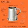 Wentworth Pewter – Half Pint Embossed Celtic Band Pewter Tankard – Traditional Beer Mug with Decorative Celtic Knot Detail – Personalised Engraving Available (Half Pint) #1