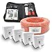 Produktbild ARLI CAT 7 100m Verlegekabel Netzwerkkabel CAT.7 + 4X Netzwerkdose Cat6a + 1x Werkzeugset Crimpzange Abisoliermesser Tester Netzwerk Werkzeug Set 4 in 1 S/FTP CAT7 PIMF Kabel AWG23/1 Ethernet 100 m