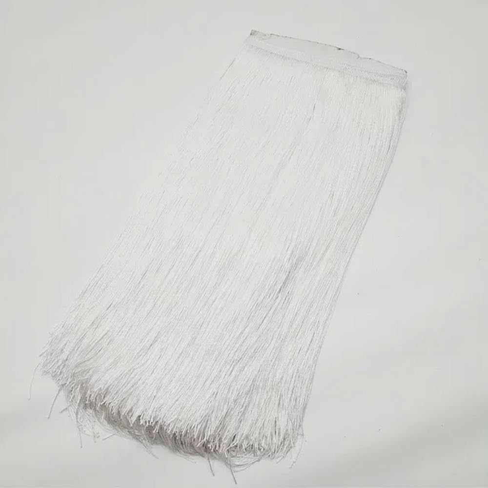 MAIYO 10 Metri 50CM Lungo Frangia di Pizzo Nappa Frangia Nera Taglio per Fai da Te Vestito Latino Abiti di Scena Accessori Nastro di Pizzo