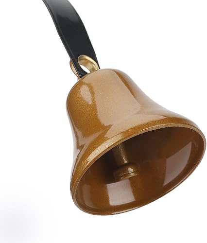 Miniatura 4 de Shop Keepers Campana antigua montada en la pared, timbre decorativo de metal, timbre de entrenamiento para perros, campanas de cena al aire libre,