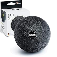 Blackroll - Trigger Point Ball 08, for Exercise and Muscle Recovery, Deep Tissue Massager for Myofascial Release in The Shoulders, Neck, and Back, 8cm 3.1", Black