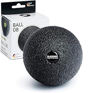 Blackroll – Trigger Point Ball 08, for Exercise and Muscle Recovery, Deep Tissue Massager for Myofascial Release in The Shoulders, Neck, and Back, 8cm (3.1″), Black