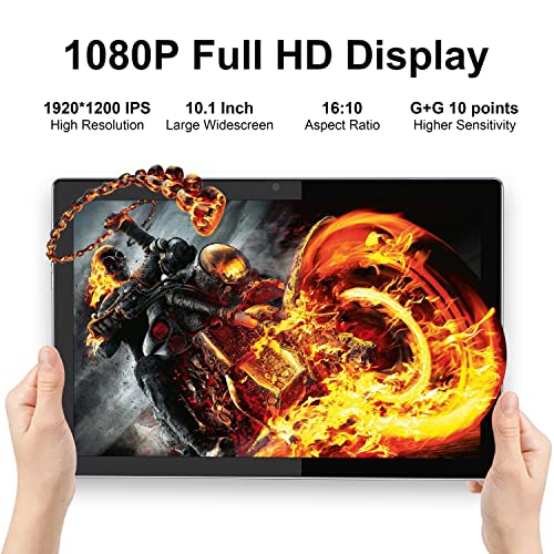 Byybuo Tablet 10.1 Inch, 2 In 1 Android 12 Tablets With Keyboard Case, 4Gb+128Gb,1920X1200 Fhd Display,7000Mah Battery,Octa-Core Processor,5G+2.4G Wifi,Bluetooth,Gps,Fm,Metal Body (2023 Newest) #TOP5