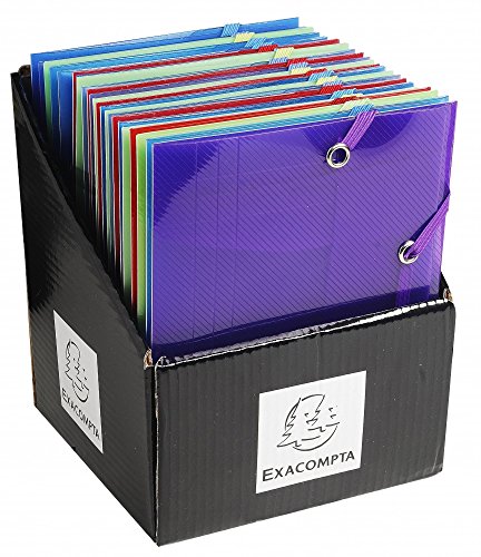 Chemise à élastiques Exacompta 50700E pour protéger vos petits documents de format pocket A6
