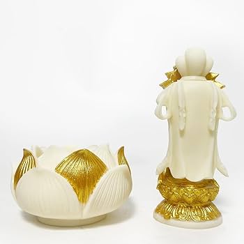 観音様像 アイボリー 約53cm 観音様像 アイボリー 約53cm