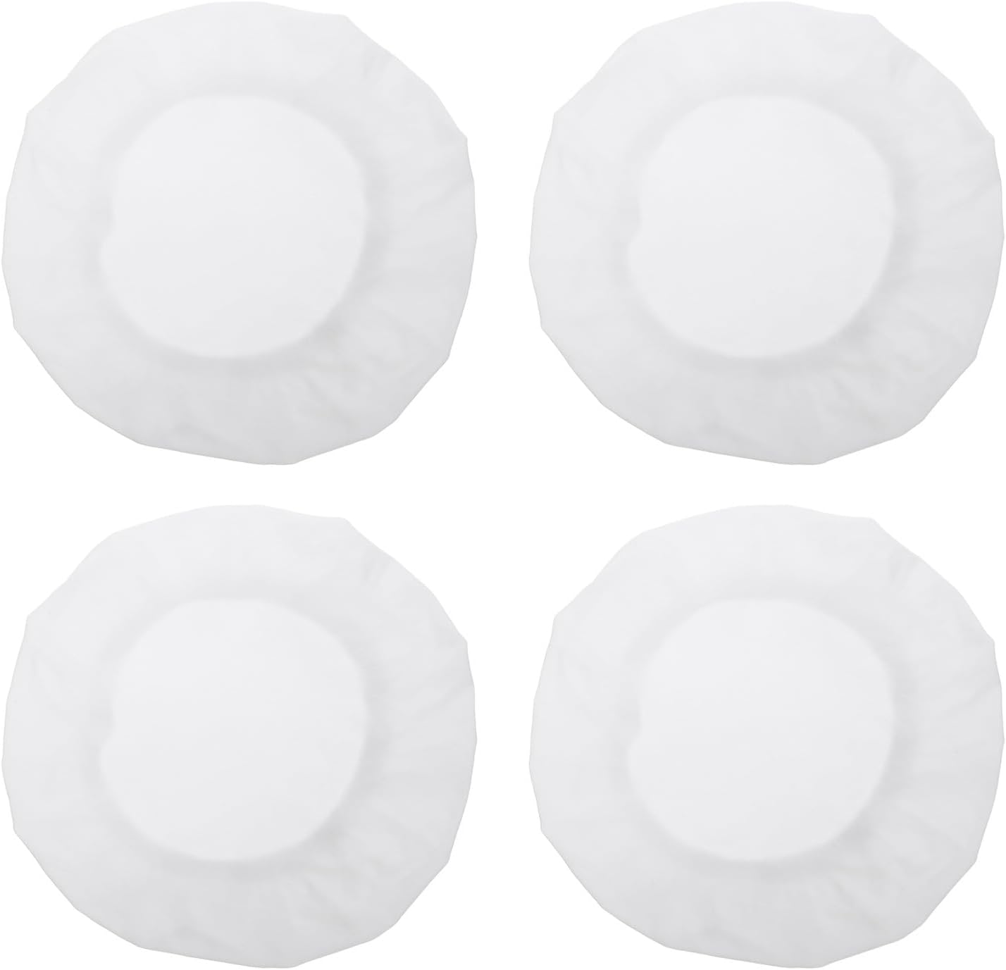 INOOMP 4pcs Round Bar Stool Cover Elastic Dustproof Stool Seat Slipcover