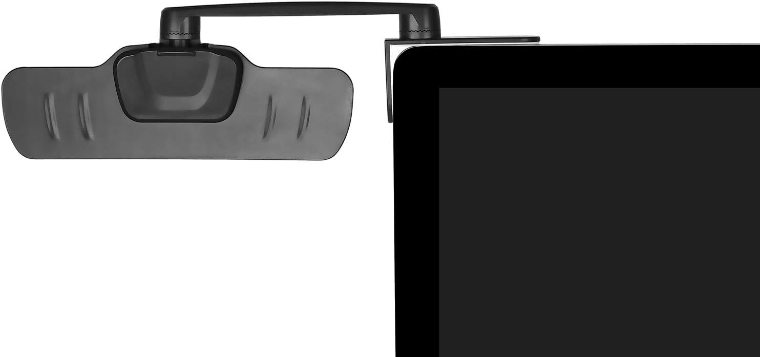 Mount-It! Monitor Document Holder Clip - Paper and Copy Holder Attachment for Typing with 3M Adhesive Sticker, Swivel 360 Degrees, Left and Right Side Mounting (MI-9005)