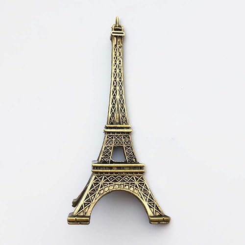 Miniatura 3 de Imán de nevera 3D Torre Eiffel París Francia 3D Colección de regalo de recuerdo de viaje Decoración del hogar y cocina Pegatina magnética Artesanía