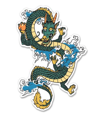 GT Graphics Japanese Dragon - 3