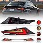 New Accessory for Lexus IS250 Tail Lights 2014-2020 IS350 Trunk Brake Light IS300 Spoiler ISF Taillights IS500 Tailgate Assembly Led Sequential Turn Signal Startup Custom Replacement Back Lamp (Smoke)