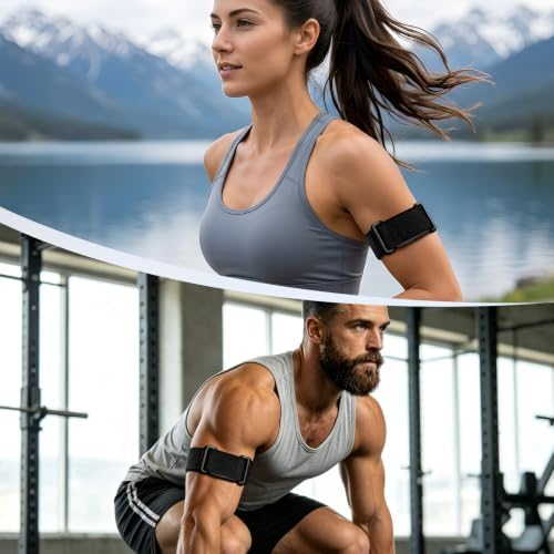Nylon Bicep Band Compatible with Google Fitbit Air, Integrated Metal Frame — view 6