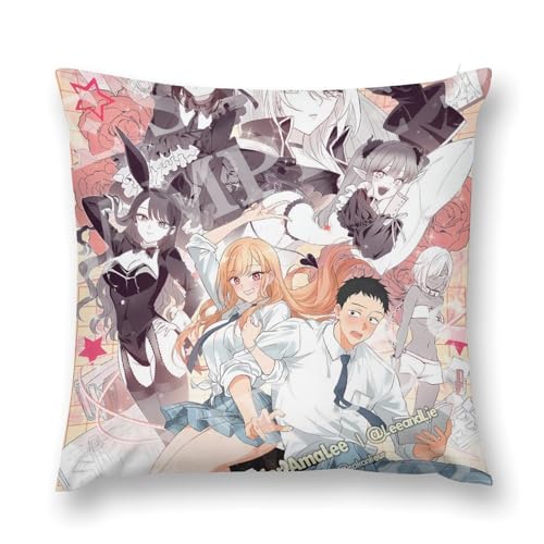 耐熱 その着せ替え人形は恋をする フロアクッションカバー カラフル ラウンジ 装飾 22 "x22 "