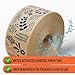 Hot Pawz Water Activated Tape, Floral Tape, Reinforced Gummed Kraft Paper Roll, Package Sealing 2.75