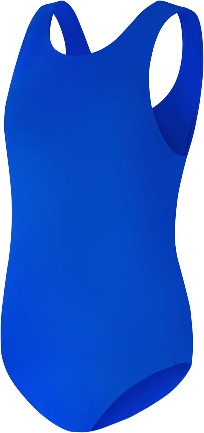 Girls Swimsuits One-Piece Bathing Suits Multicolor Kids Back Cutout Summer Beach Swimwear for Water Sport - Image 2