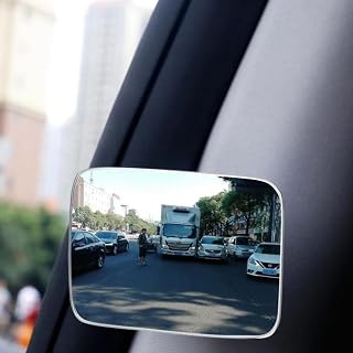 JSCARLIFE Car Blind Spot Mirrors, Cubicle Mirror for Personal Safety and Security Desk Rear View Monitors or Anywhere