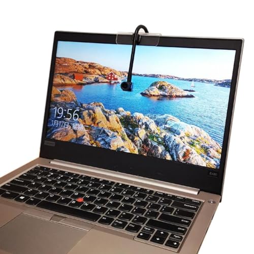 Diyeeni USB Center Webcam, 1080P Middle Screen Webcam, Eye to Camera Auto Focus Built in Microphone, Plug and Play for 2000/XP/7/8 32 Bit for Android TV