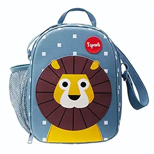 3 Sprouts Lunch Bag - Lion, Multicolor