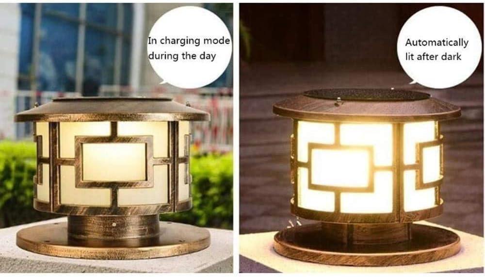 Bracket Light Door Landscape Outdoor Patio Garden Courtyard Modern Minimalist Garden Lamp Waterproof Column Headlight Solar Energy Lighting Fixture Stainless Steel Bracket Light