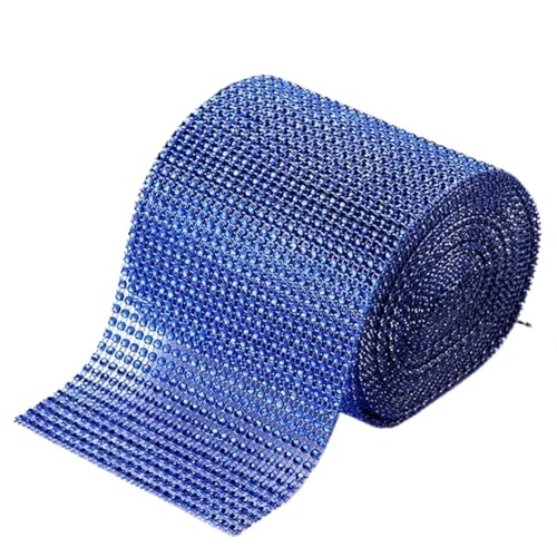 Ruban à strass bleu ciel 10m de 24 rangées pour décoration de mariage