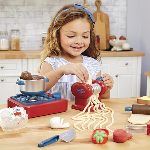 Little Tikes Creative Chefs Italian Restaurant Kit - Comes with Make It Mix and 33 Realistic Accessories, Pretend Play Cooking Set, NOT EDIBLE, Suitable for Boys and Girls Ages 3+ Years - Image 3