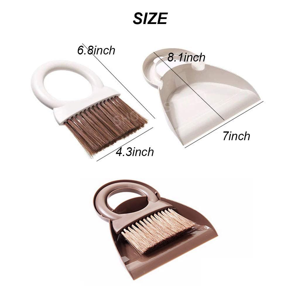 Mini Cleaning Broom & Dustpan Set - Desktop Cleaning Tools -6