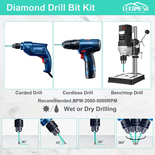 LEKOMESH Diamond Drill Bit Kit - Image 3