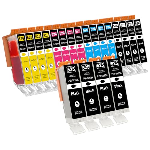 Kamo PGI-525 CLI-526 (confezione Da 24) Cartucce Compatibili Con - Foto 12