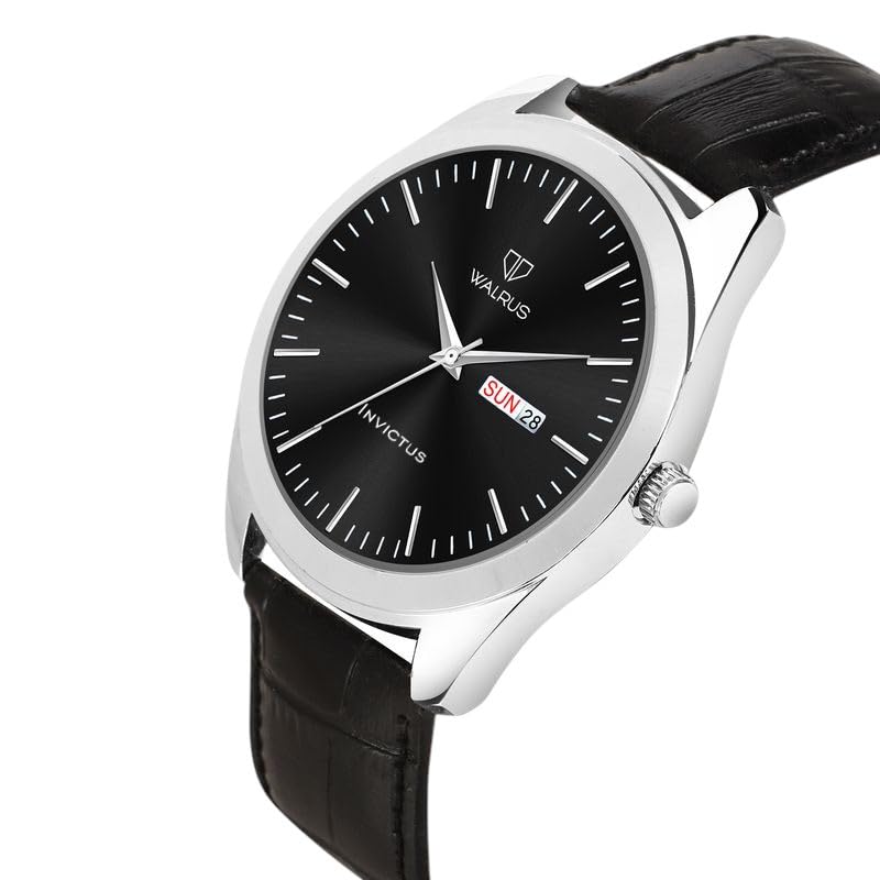 Image of Walrus INC Series Men's Analog Watch - Vegan Leather Strap, Stylish & Modern Style | Perfect for Formal and Casual Wear