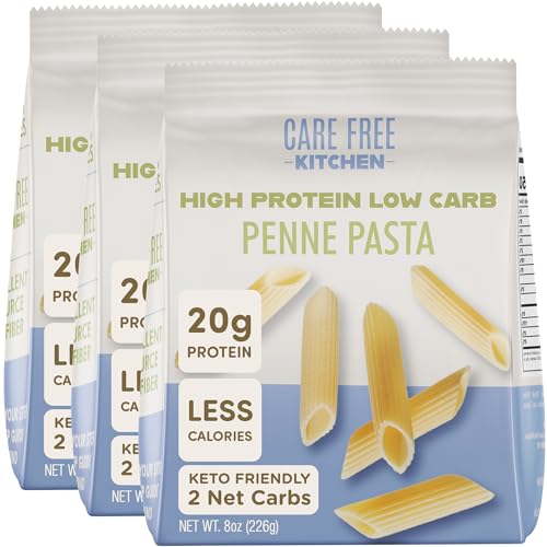 Care Free Kitchen Plain Penne 8oz (3 Pack) Keto Pasta