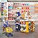 deAO Supermarket Playset for Kids with Working Scanner Register Toy, Pretend Play Grocery Store Playset with Play Food Accessories, Christmas & Birthday Gift for 3-5 Kids Boys & Girls