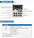 RATTMMOTOR 2.2KW VFD 110V Single to 3 Phase Inverter Variable Frequency Drive Spindle Motor Controller Converter for CNC Router Engraver Milling Machine