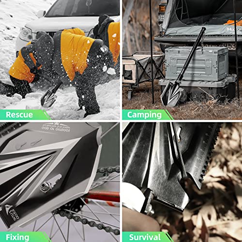 Zune-Lotoo-Camping-Shovel-Folding-Multitool-18-in-1-Portable-Survival-Shovel-Military-Grade-Compact-Tactical-Shovel-Foldable-for-BackpackingOffroadEmergency-Survival-KitCamp-GearOutdoor-Gift
