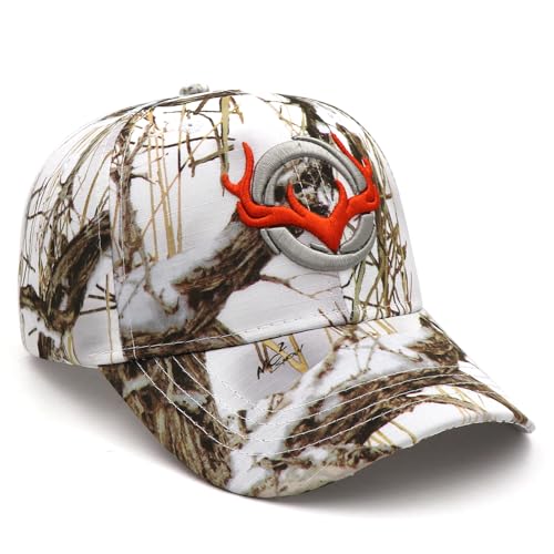 Image of Deer Hunting Camouflage Hats Embroidery Adjustable Fishing Baseball Cap