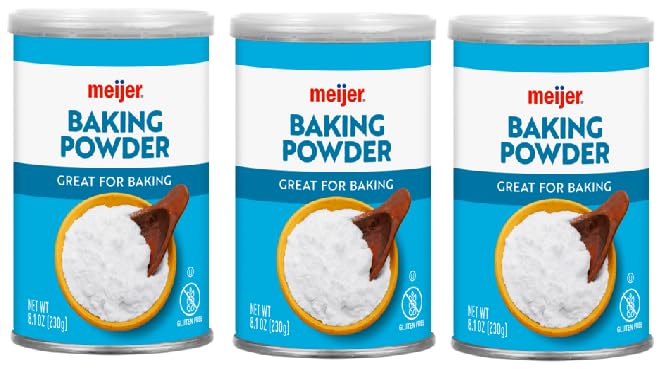 Gluten Free Baking Powder Great For Baking (3 Canisters,8.1 oz. Each)