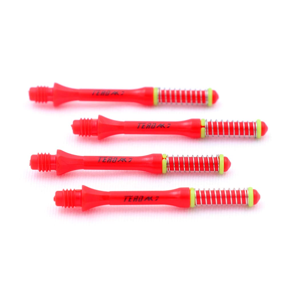 CUESOUL TERO AK7 Slim Dart Shafts S/M/L Built-in Spring Telescopic for Steel Tip Darts and Soft Tip Darts,Set of 3 pcs