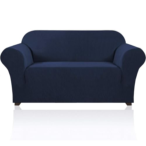 PrinceDeco Stretch Loveseat Sofa Cover Slipcover Couch Cover for 2