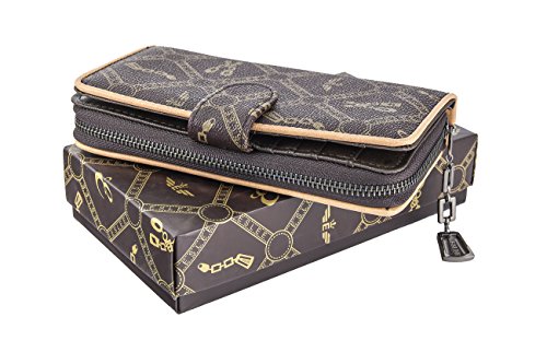 Preisvergleich Produktbild XXL DAMENBÖRSE DAMENGELDBÖRSE (Braun)