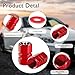Tire Valve Stem Caps Funny Car Accessories 4-Pack-Aluminum Alloy Rust-Proof Universal Dust Covers Tire Air Cap for Car, SUV, Bike, Motorcycle,Funny Gifts