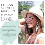 styleBREAKER Okulary przeciwsłoneczne panto metalowe UV400,Gold-Lila