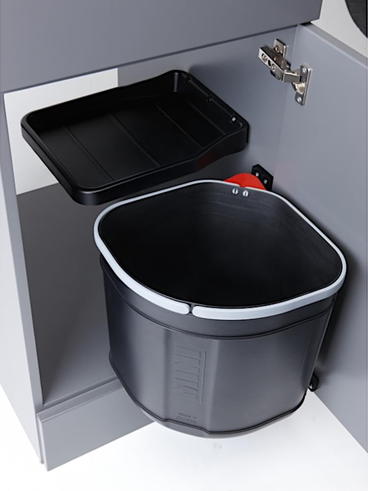 Franke | Poubelle de tri des déchets Sorter Mini (121.0176.518) | Containers : 17.5L | Couleur : Noir
