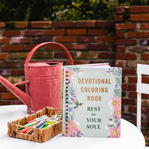 Rest For Your Soul: Devotional Adult Coloring Book (77 Daily Devotions and Coloring Pages to Restore Your Spirit) – The Perfect Gift for Christian Women (Faith Inspired Creativity) - image 2