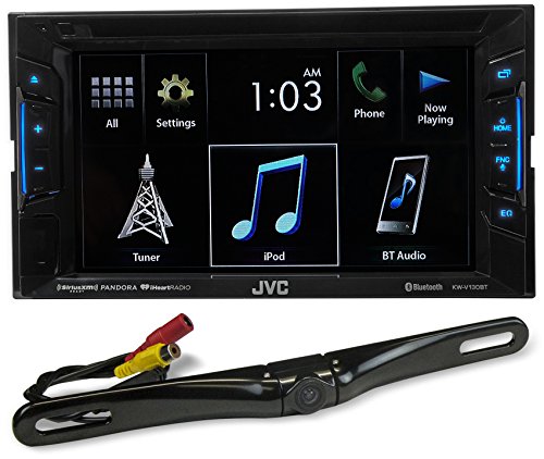 JVC KW-V130BT 6.2' 2-Din DVD Player Receiver w/Bluetooth...